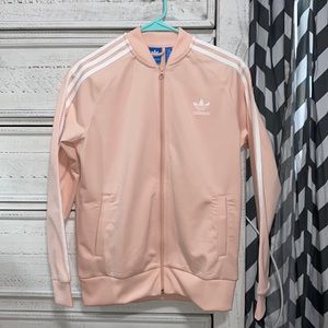 Pink Adidas Zip Up Jacket